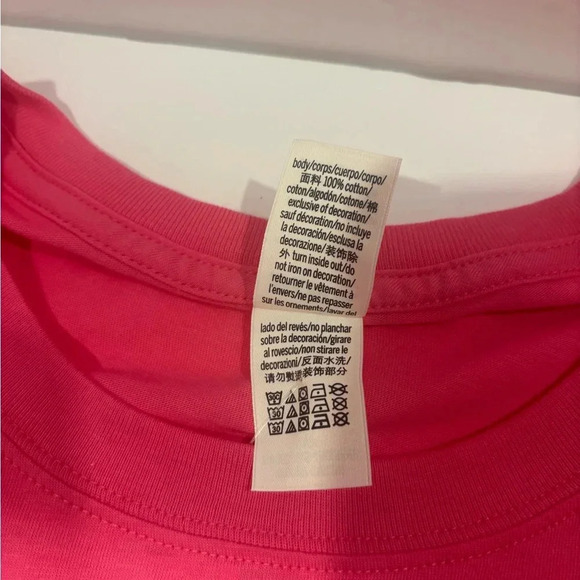 Victoria Secret PINK CAMPUS BLING COTTON TEE XL NWT - Picture 8 of 9